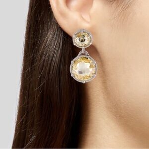 Judith Ripka  Sapphire earrings
